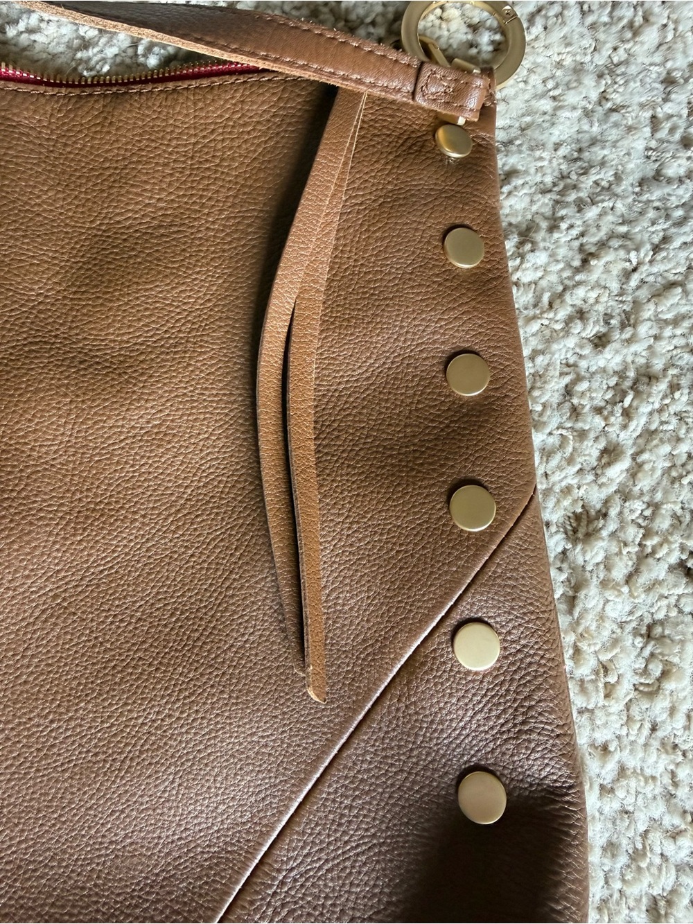 Hammitt Mahogany Leather Kyle with Gold Rivets - Picture 5 of 8